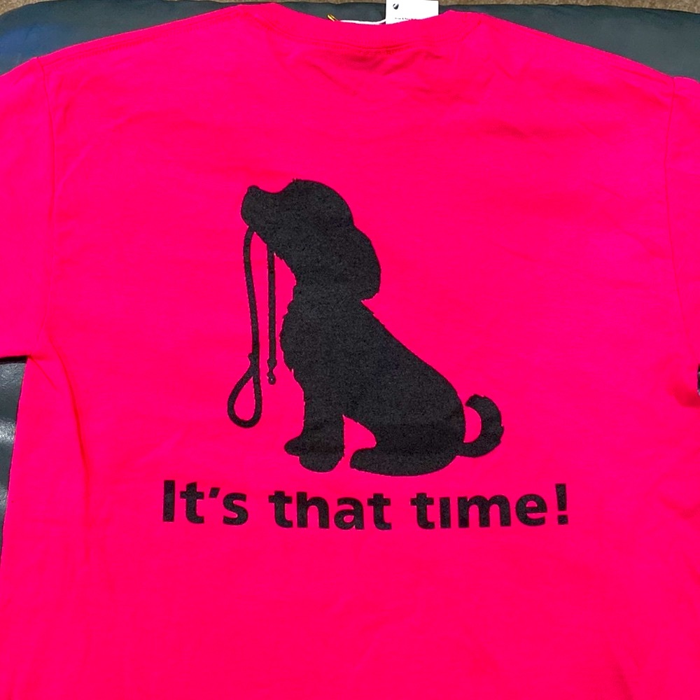 NWT, It’s that time! Tee shirt in pink, available in S, M, L and X- large. 💕